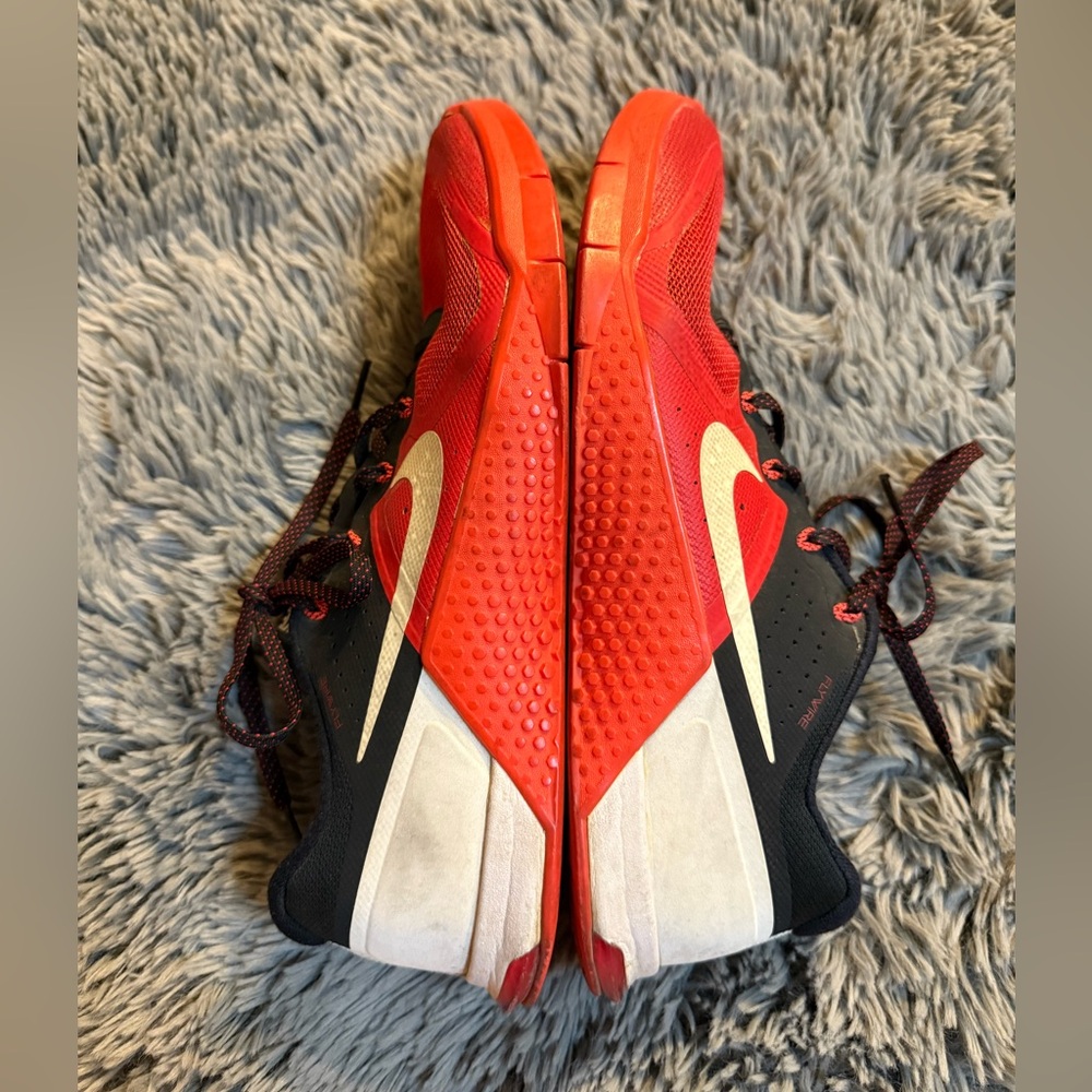 Nike Metcon 2 Athletic Training Shoes Mens Size 10 Sneakers Red White Black